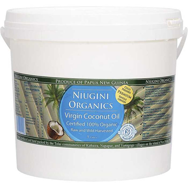 Niugini Organics Virgin Coconut Oil 100% Pure 5000ml