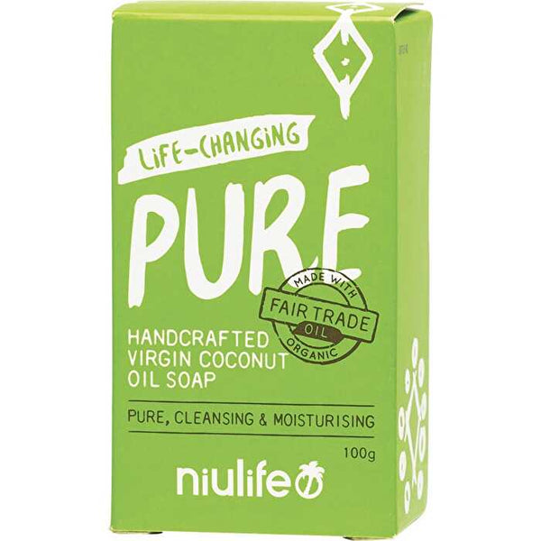Niulife Coconut Oil Soap Pure 100g