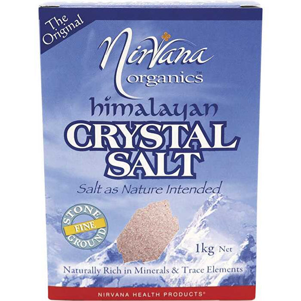 Nirvana Organics Himalayan Salt Fine 1kg