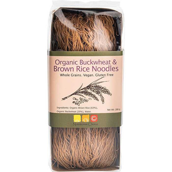 Nutritionist Choice Rice Noodles Buckwheat & Brown 200g