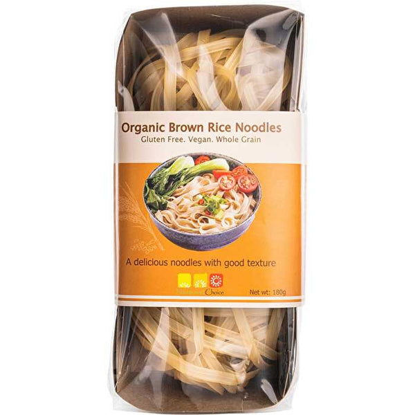 Nutritionist Choice Rice Noodles Organic Brown 180g