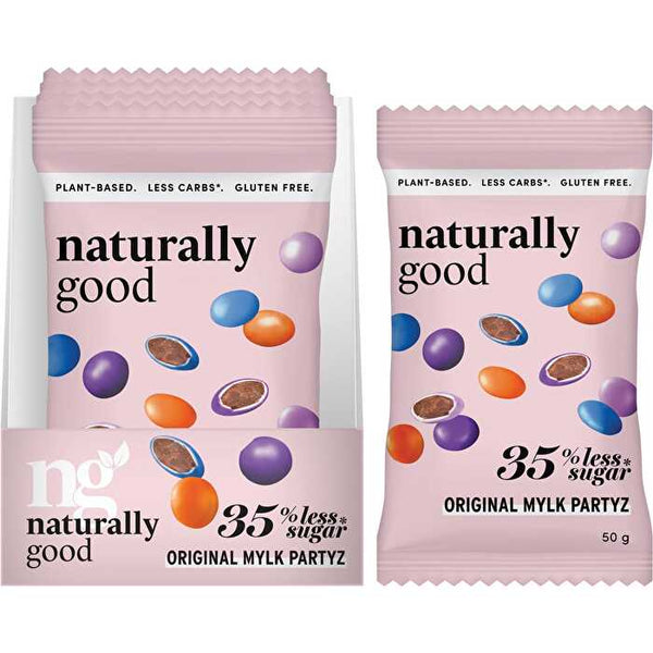 Naturally Good Original Mylk Partyz 35% less sugar 10x50g