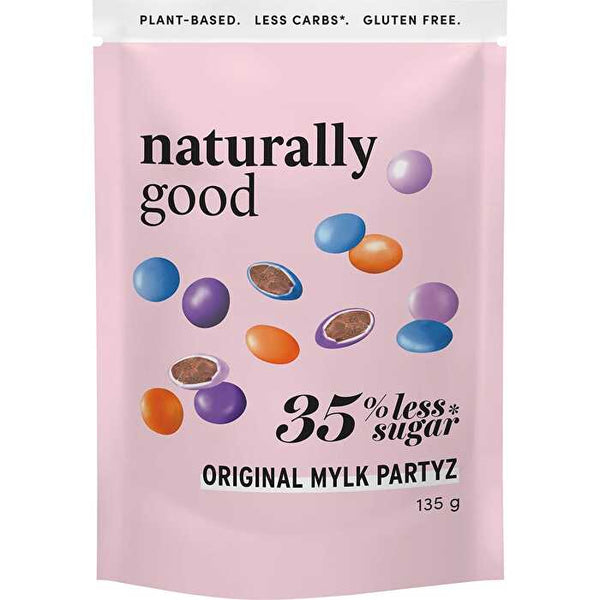 Naturally Good Original Mylk Partyz 35% less sugar 6x135g