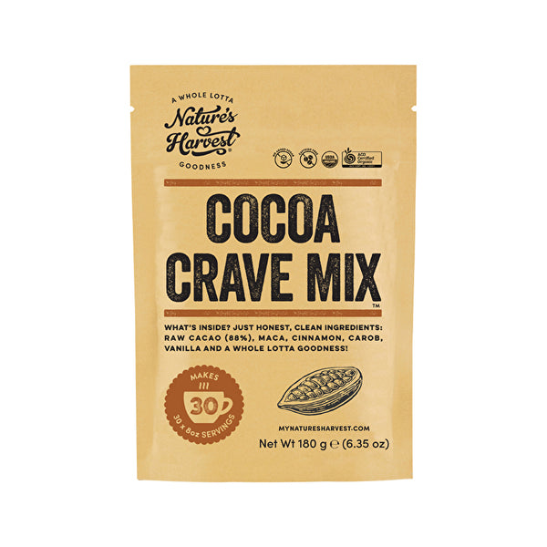 Nature's Harvest Organic Cocoa Crave Mix 180g