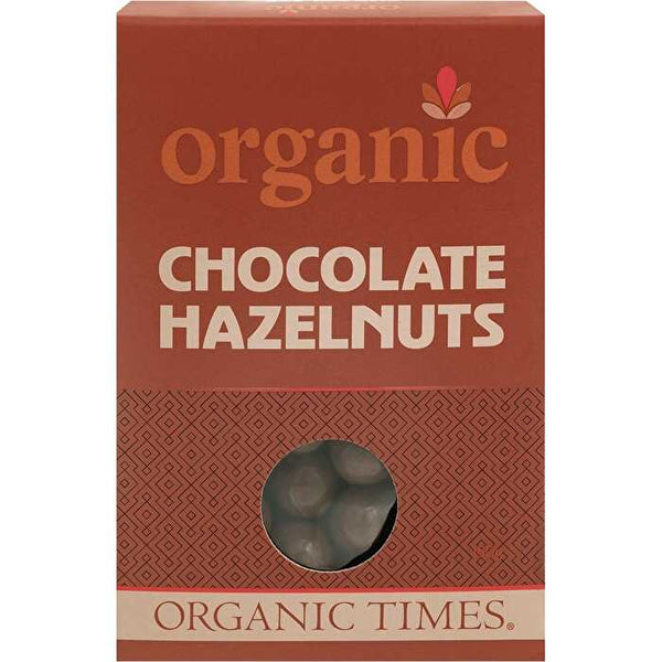 Organic Times Milk Chocolate Hazelnuts 150g