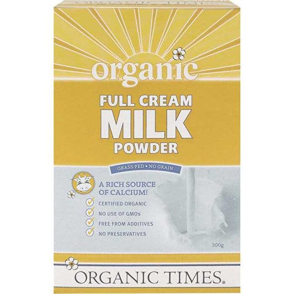 Organic Times Milk Powder Full Cream 300g