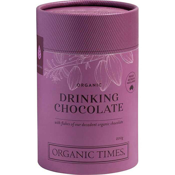 Organic Times Drinking Chocolate 200g