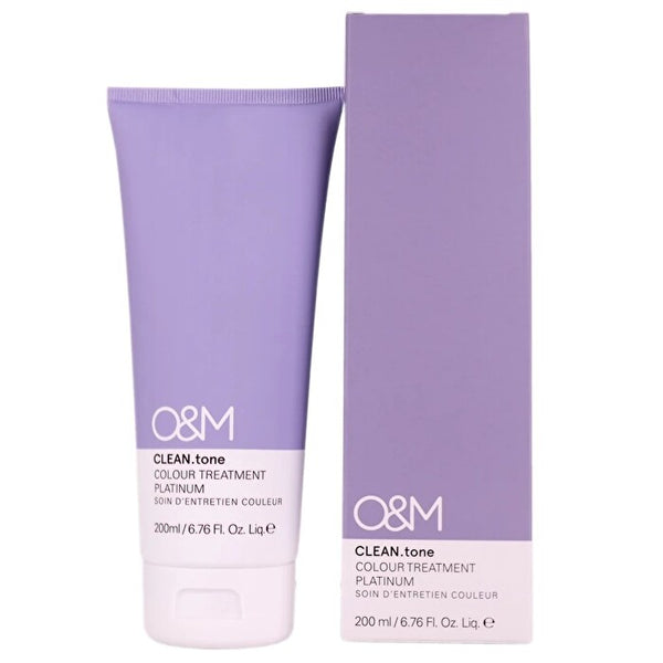 O&m Clean Tone Platinum Colour Treatment Onquer Blonde Masque 200ml