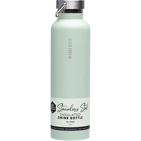 Ever Eco Insulated Stainless Steel Bottle Sage 1000ml