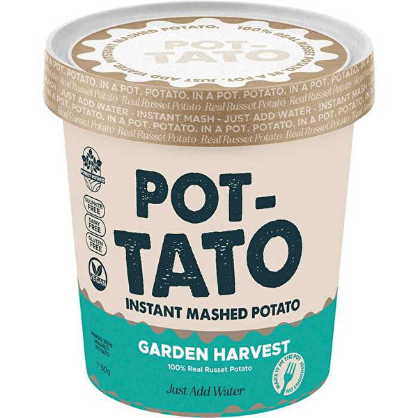 Purely Potato Instant Mashed POT-TATO Garden Harvest 63g
