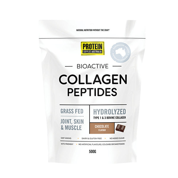 Protein Supplies Australia Collagen Peptides Chocolate 500g