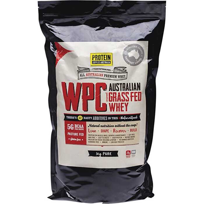 Protein Supplies Australia WPC Whey Protein Concentrate Pure 3kg