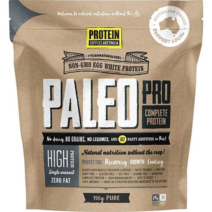 Protein Supplies Australia PaleoPro Egg White Protein Pure 900g