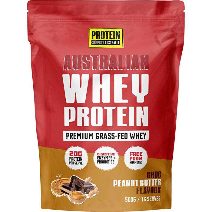 Protein Supplies Australia Australian Whey Protein Choc Peanut Butter 1kg