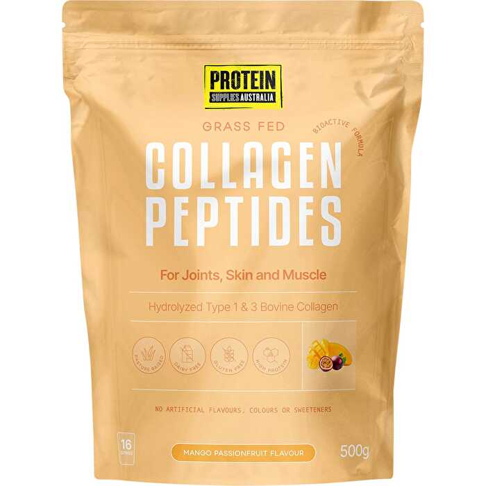 Protein Supplies Australia Collagen Peptides Mango Passionfruit 500g