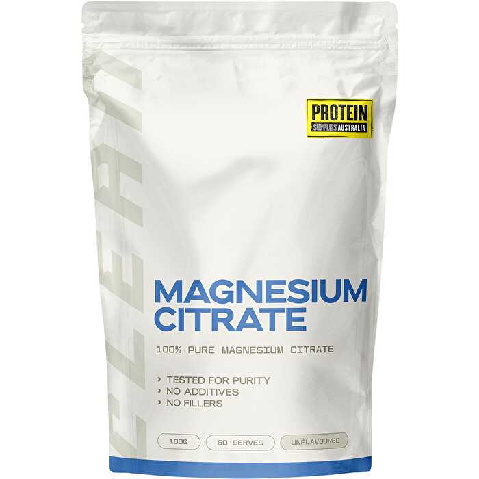 Protein Supplies Australia Magnesium Citrate 100g