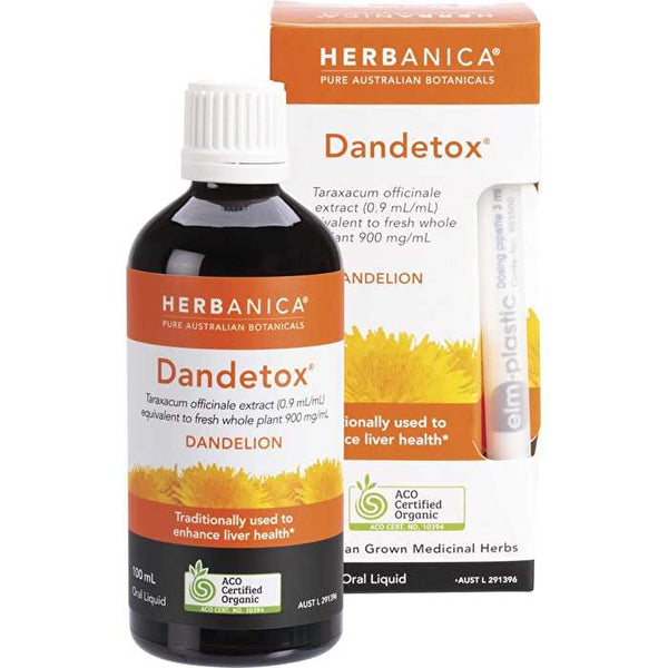 Ppc Herbs Herbanica Herbal Tincture Dandetox Dandelion 100ml