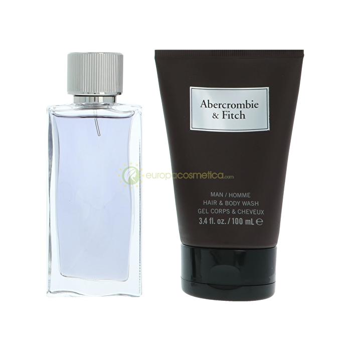 Abercrombie & Fitch First Instinct Man Giftset Eau De Toilette Spray 50ml/ Hair & Bodywash 100ml 150ml