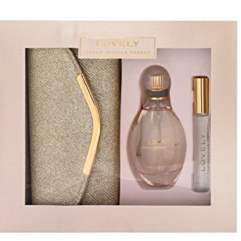 Sarah Jessica Parker Lovely Woman Set Eau De Parfum & Eau De Parfum 10ml Rollerball & Purse 100ml