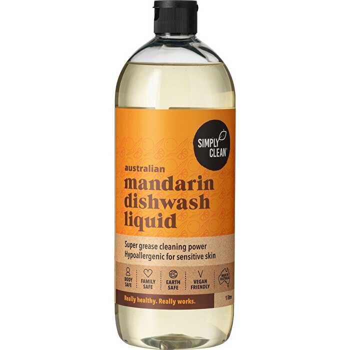 Simply Clean Dishwash Liquid Mandarin 1000ml