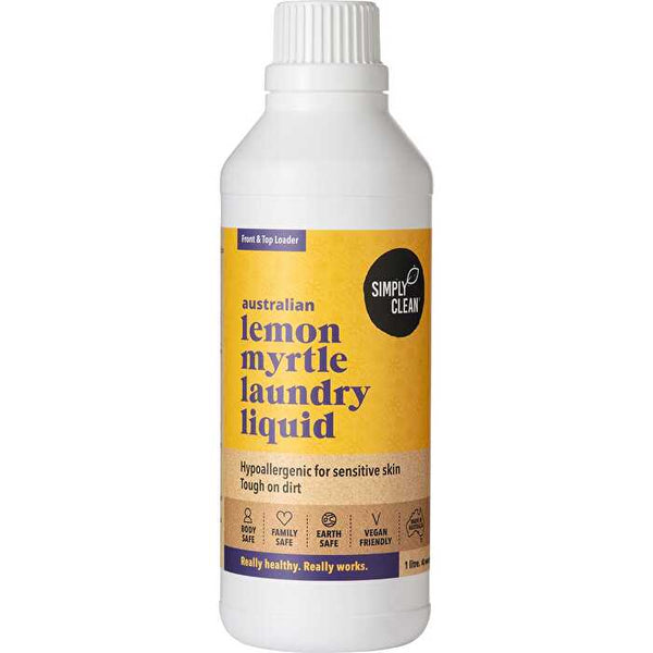 Simply Clean Laundry Liquid Lemon Myrtle 1000ml