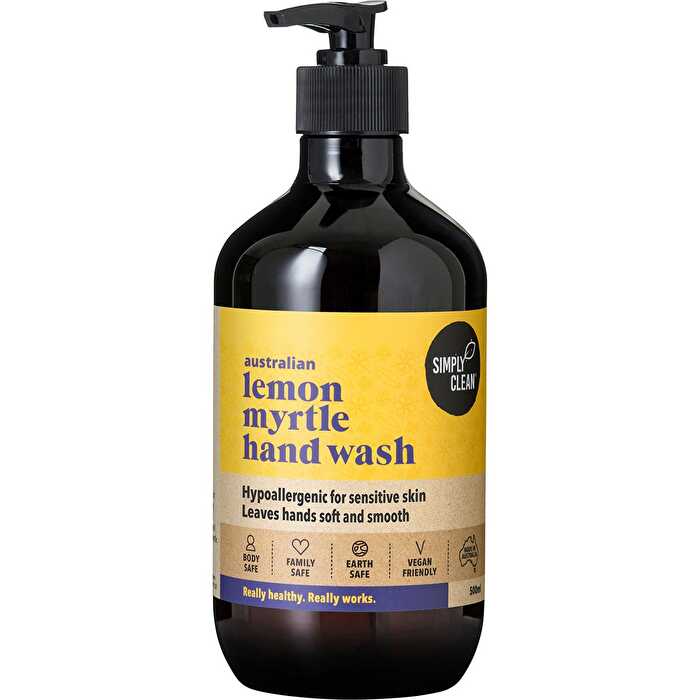 Simply Clean Hand Wash Lemon Myrtle 500ml