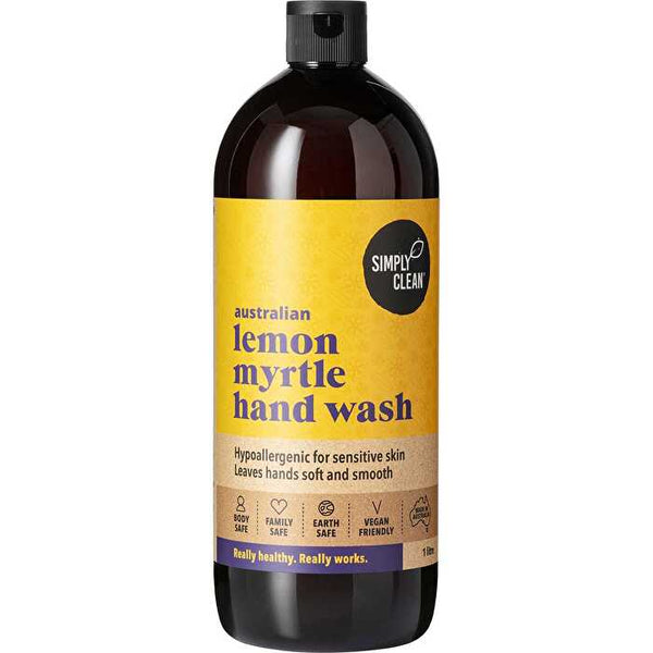 Simply Clean Hand Wash Lemon Myrtle 1000ml