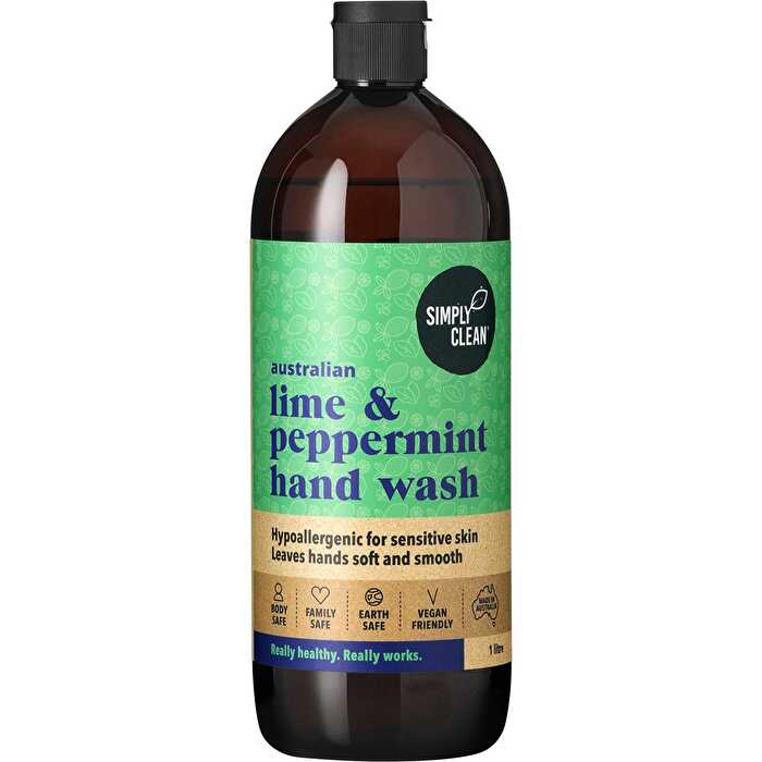 Simply Clean Hand Wash Lime & Peppermint 1000ml