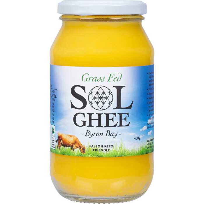 Sol Organics Grass Fed Ghee 450g
