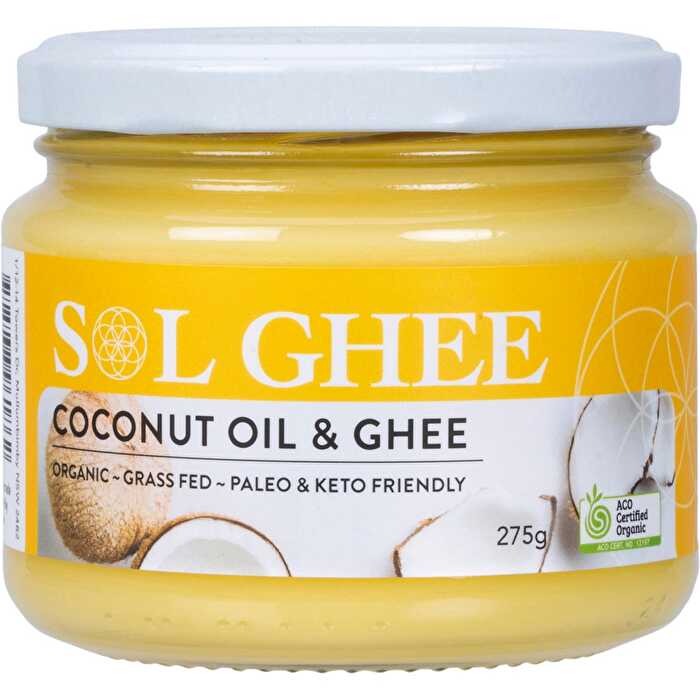 Sol Organics Coconut Oil & Ghee 275g