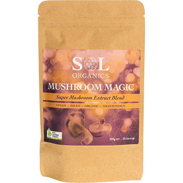 Sol Organics Mushroom Magic Super Mushroom Extract Blend 100g