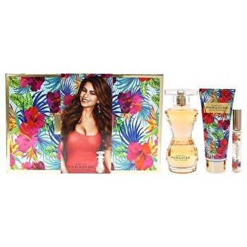 Sofia Vergara Tempting Paradise Woman Set Eau De Parfum & Eau De Parfum 10ml Roller Ball & Shimmer Bl 100ml