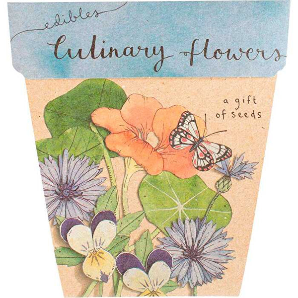 Sow 'n Sow Gift of Seeds Culinary Flowers
