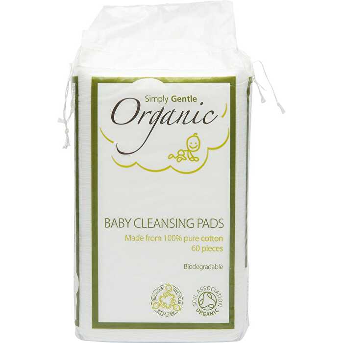 Simply Gentle Organic Baby Cleansing Pads 60pk