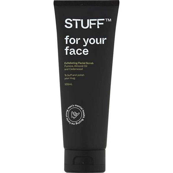 Stuff Exfoliating Facial Scrub Pumice, Almond Oil &Cedarwood 100ml