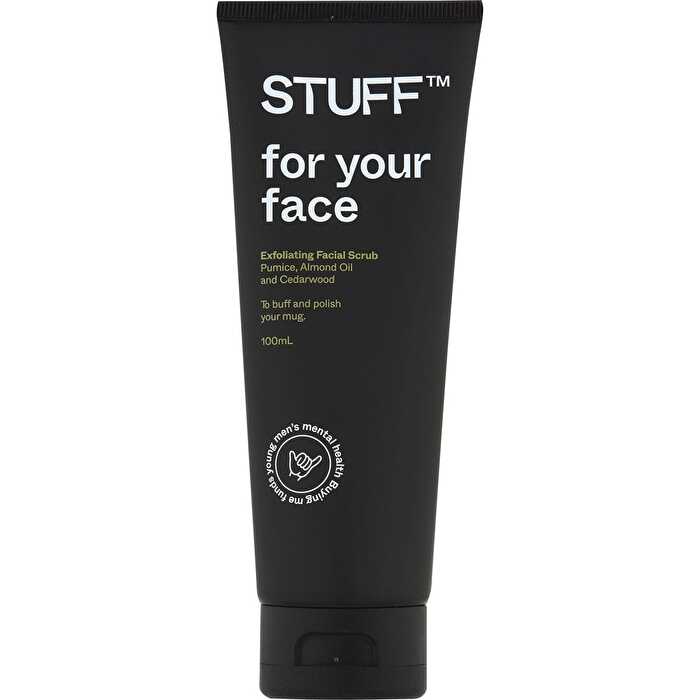 Stuff Exfoliating Facial Scrub Pumice, Almond Oil &Cedarwood 100ml