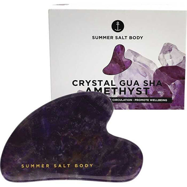 Summer Salt Body Crystal Gua Sha Amethyst