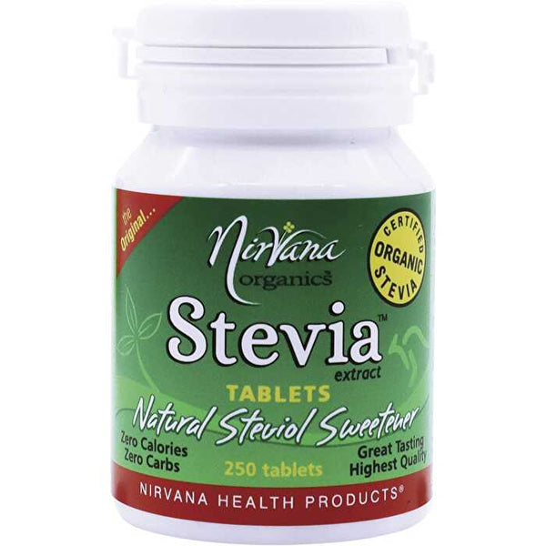 Nirvana Organics Stevia Tablets 250 Tabs