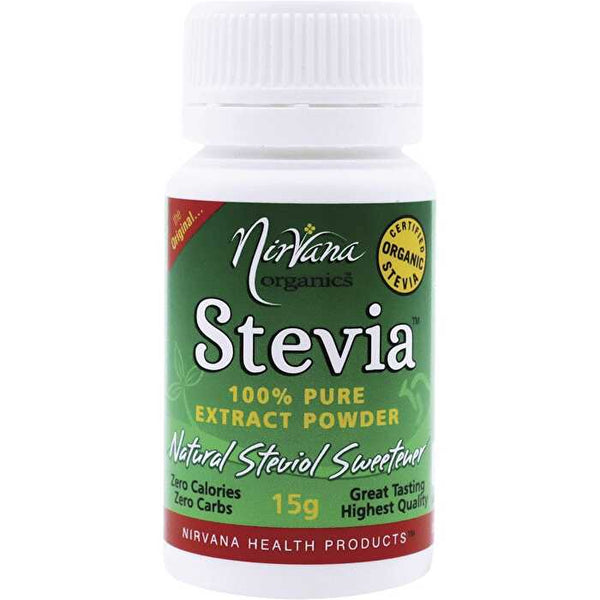 Nirvana Organics Stevia 100% Pure Extract Powder 15g