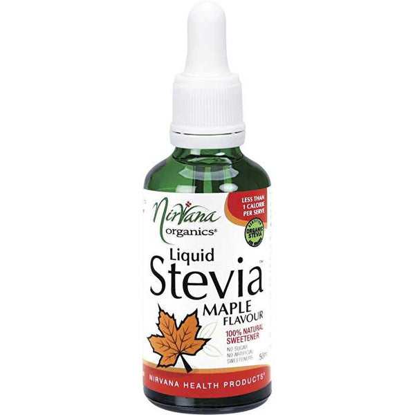 Nirvana Organics Liquid Stevia Maple 50ml