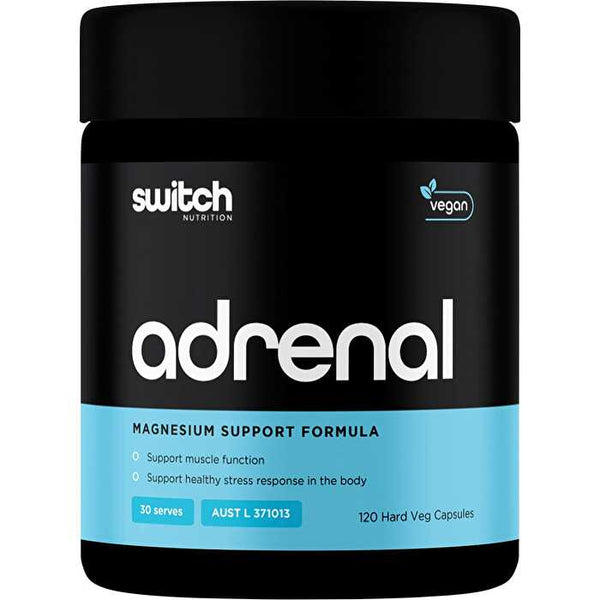 Switch Nutrition Adrenal Magnesium Support Formula Capsules 120 Caps