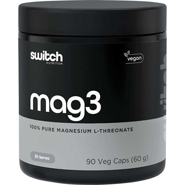 Switch Nutrition Mag3 100% Pure Magnesium L-Threonate 90 Caps