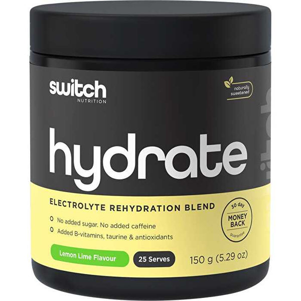 Switch Nutrition Hydrate Electrolytes No Added Sugar Lemon Lime 150g