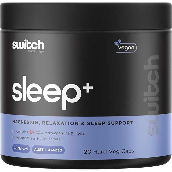 Switch Nutrition Sleep+ Magnesium 120 Caps