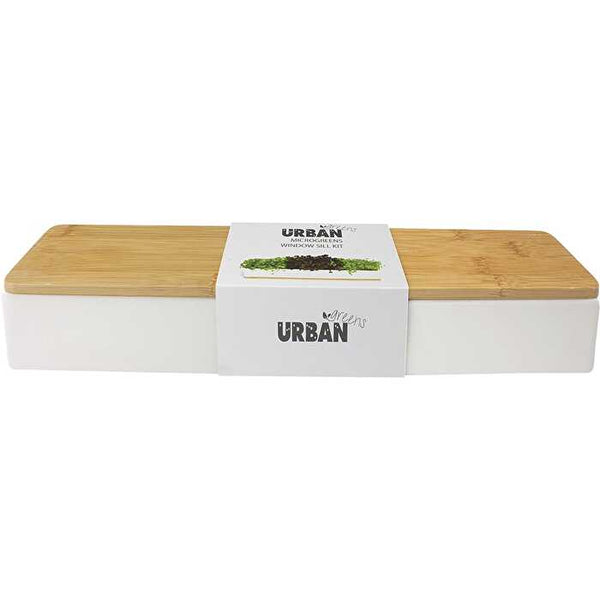 Urban Greens Windowsill Grow Kit Microgreens 45x8x6cm