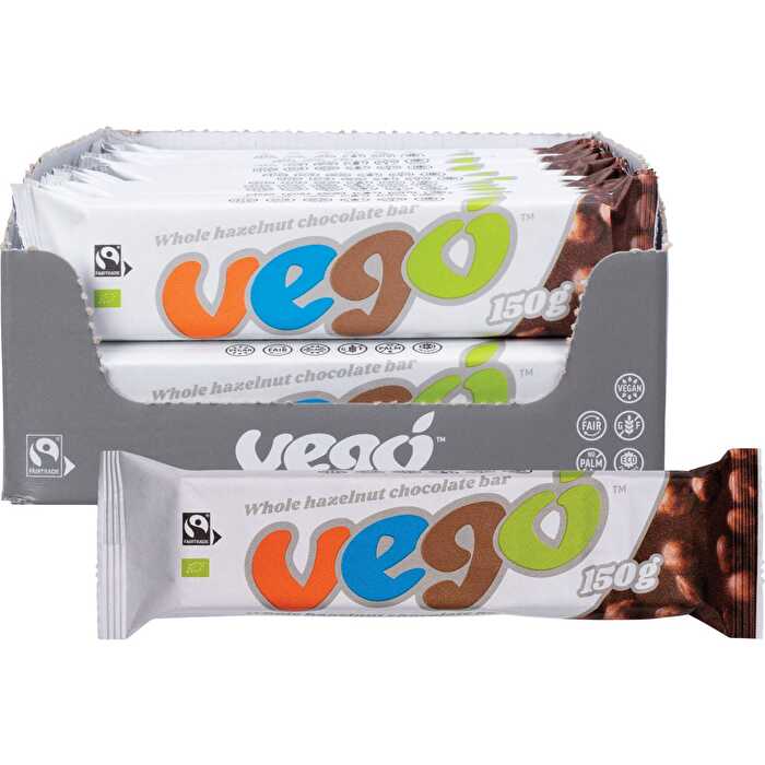 Vego Whole Hazelnut Chocolate Bar 20x150g