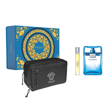 Versace Man Eau Fraiche Set Eau De Toilette & Eau De Toilette 10ml & Bag 100ml