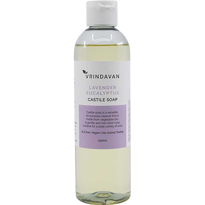 Vrindavan Castile Soap Lavender & Eucalyptus 250ml