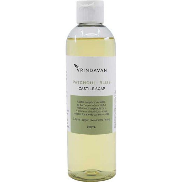 Vrindavan Castile Soap Patchouli Bliss 250ml