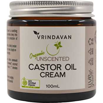 Vrindavan Castor Oil Cream Unscented 100ml